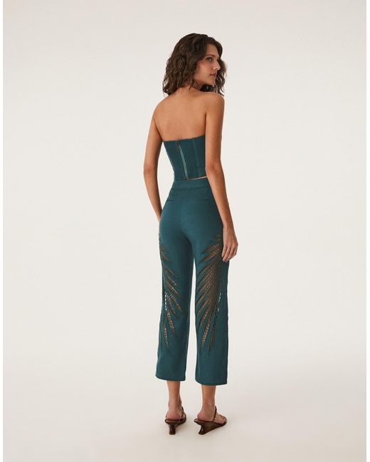 ViX Blue Danna Strapless Top