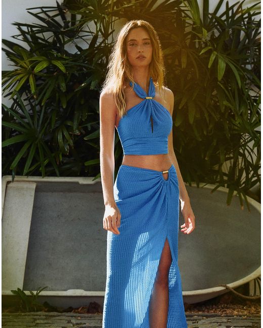 ViX Blue Lily Halter Top