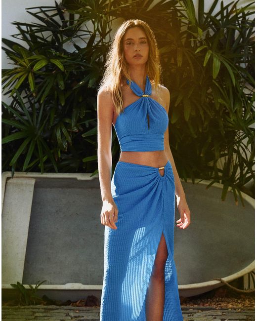 ViX Blue Lily Halter Top