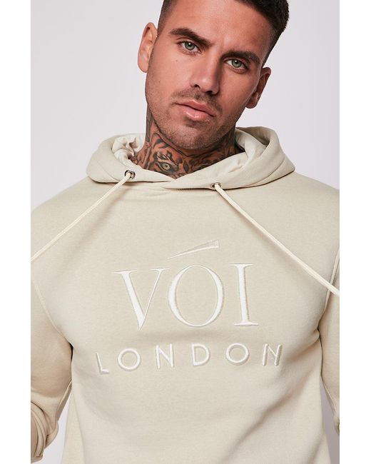 Mens Clothing Activewear gym and workout clothes Tracksuits and sweat suits Voi London Cotton Holloway Road Over The Head Hoody Tracksuit in Natural for Men 