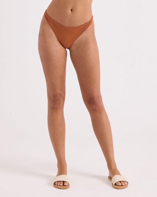 Volcom Multicolor Simply Seamless Scoop Tiny Bikini Bottom