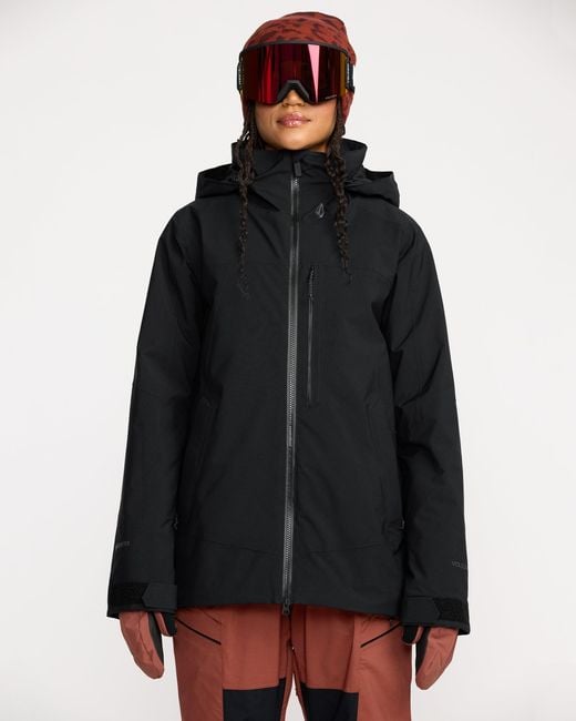 Volcom Black 3D Stretch Gore-Tex Insulated Jacket