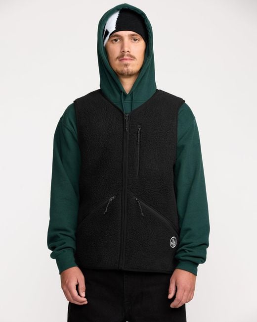 Volcom Green Snowdrift Vest for men