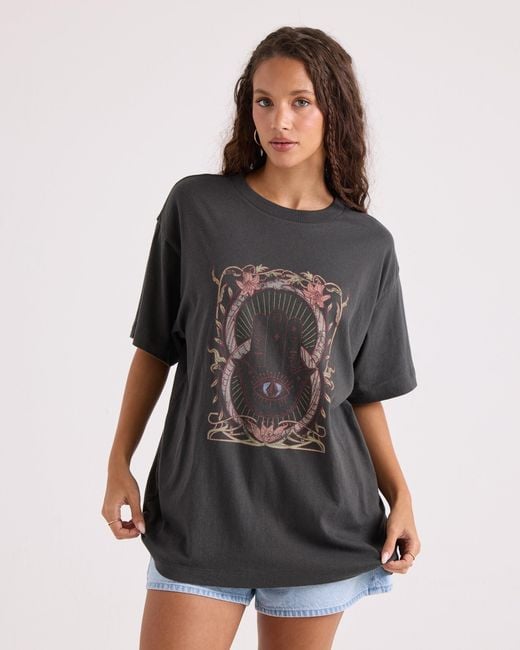 Volcom Black Gatekeeper Stones Throw Tee