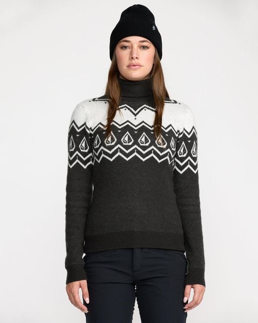 Volcom Black Fireside Sweater
