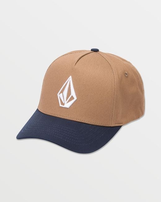 Volcom Blue Embossed Stone Adjustable Hat for men