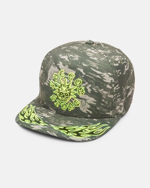 Volcom Green Beast Mode Adjustable Hat for men