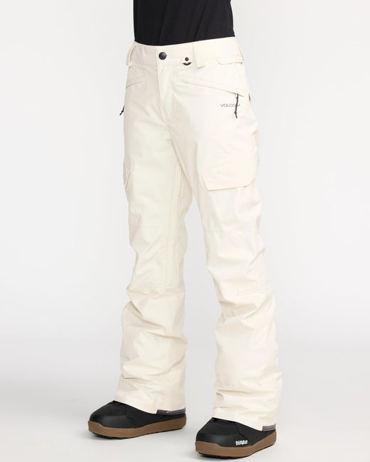 Volcom White Stonelark Gore-Tex Pants