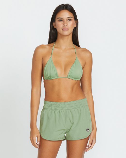 Volcom Green Simply Solid Boardshorts