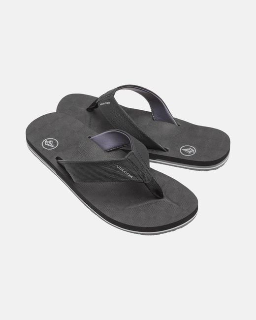 Volcom Black Victor Sandals for men