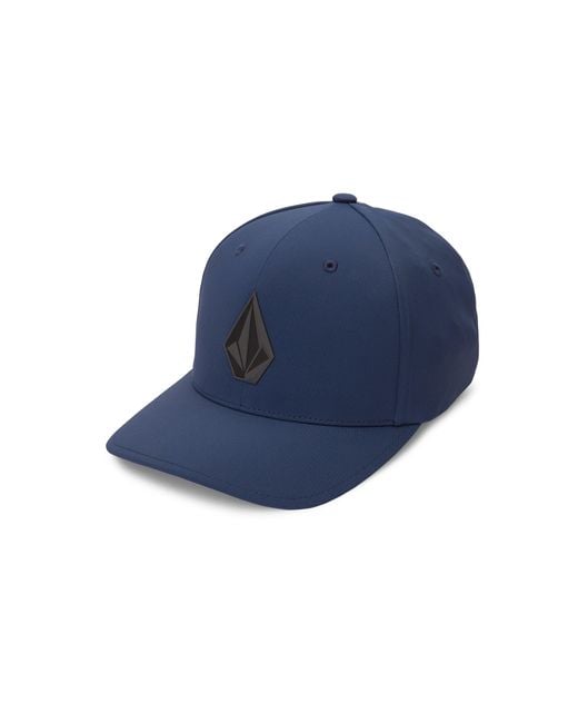 Volcom Blue Stone Tech Flexfit Delta Hat for men