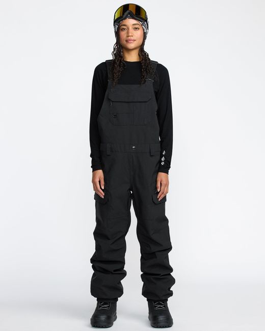 Volcom Black Creston 3D Stretch Bib