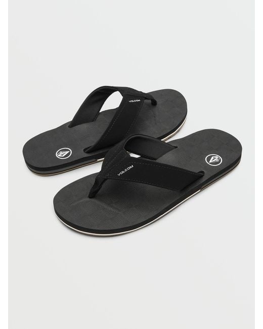 Volcom Black Victor Sandals for men