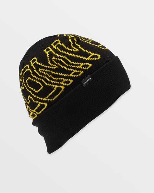 Volcom Black Stone Funk Beanie for men