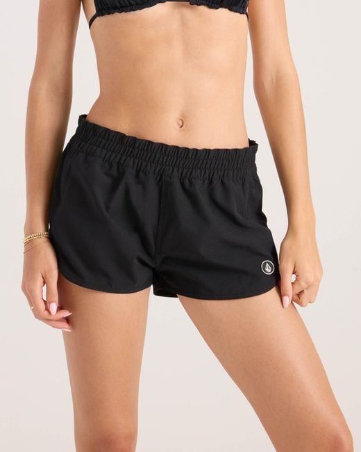 Volcom Black Simply Solid Boardshorts