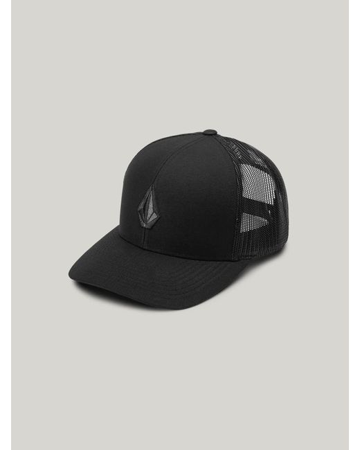 Volcom Mens Full Stone Flex Fit Baseball Cap in Black for Men | Lyst
