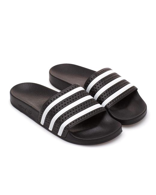adidas Originals Adilette in Black for Men - Lyst