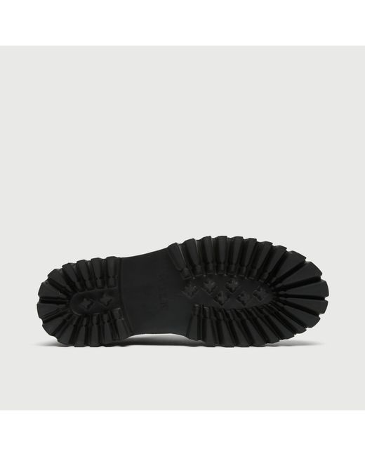 Walk London Black Hopper Lace Shoe for men