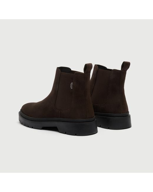 Walk London Brown Callum Chelsea Boot for men