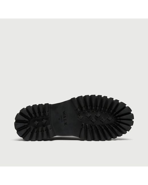 Walk London Brown Hopper Lace Shoe for men