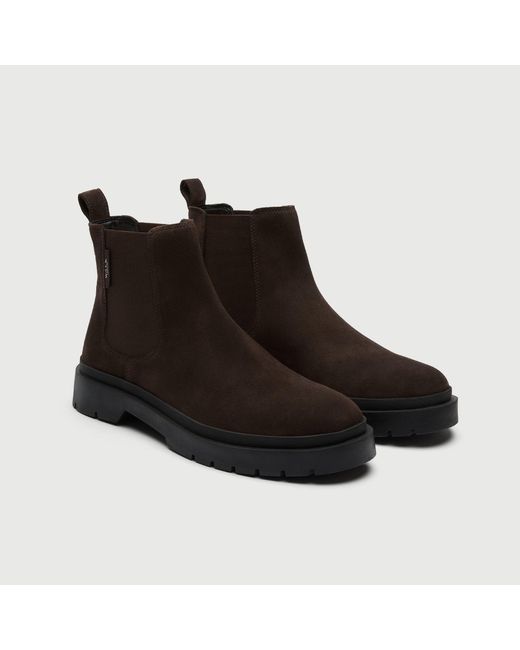 Walk London Brown Callum Chelsea Boot for men