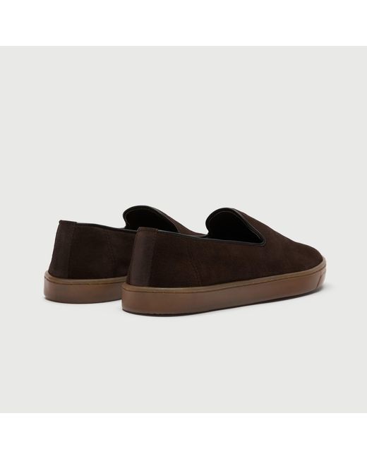 Walk London Brown Palermo Slip On for men