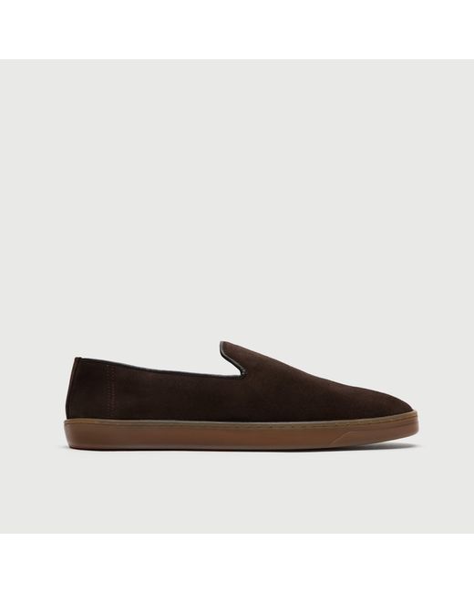 Walk London Brown Palermo Slip On for men