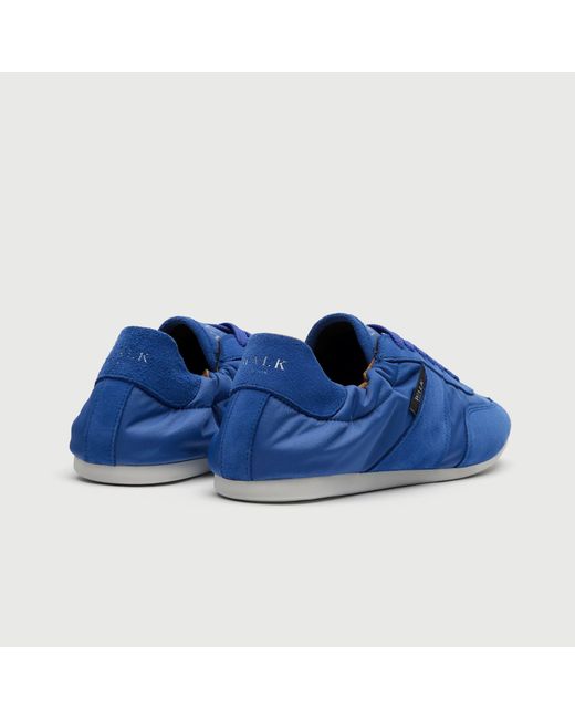 Walk London Blue Firenze Trainer for men