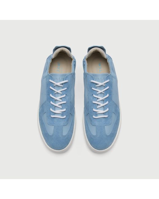 Walk London Blue Rimini Trainer for men