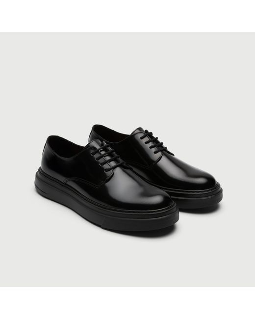 Walk London Black Bronx Derby for men