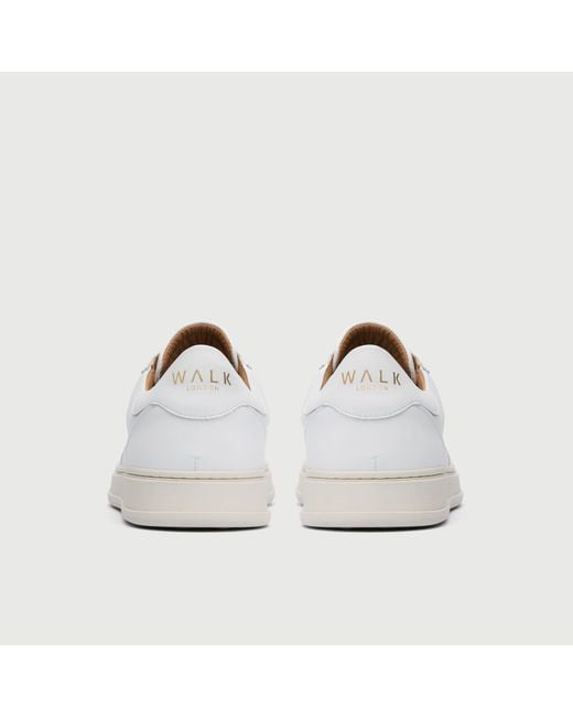 Walk London White Nevada Trainer for men