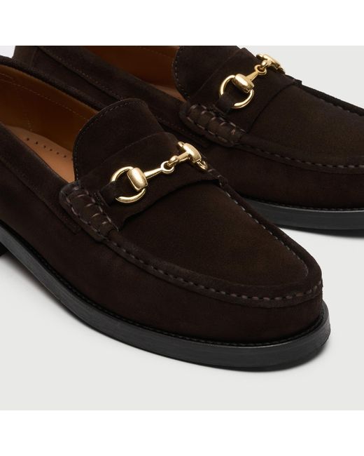Walk London Black Dalston Trim Loafer for men