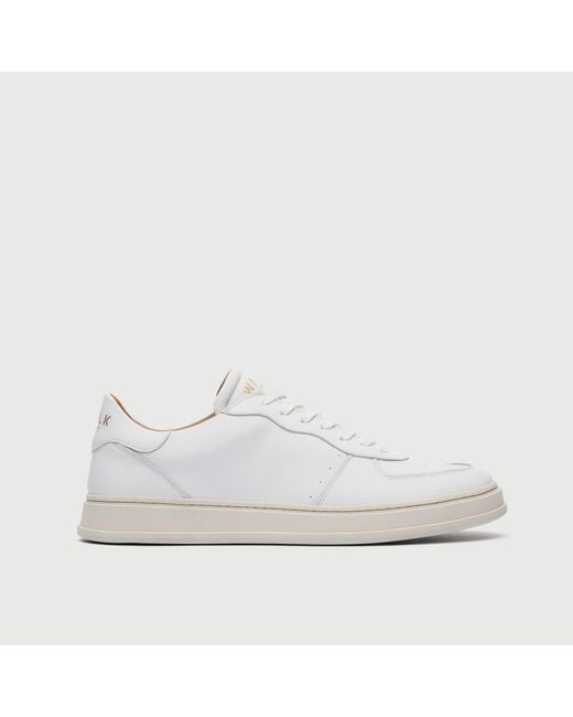 Walk London White Nevada Trainer for men
