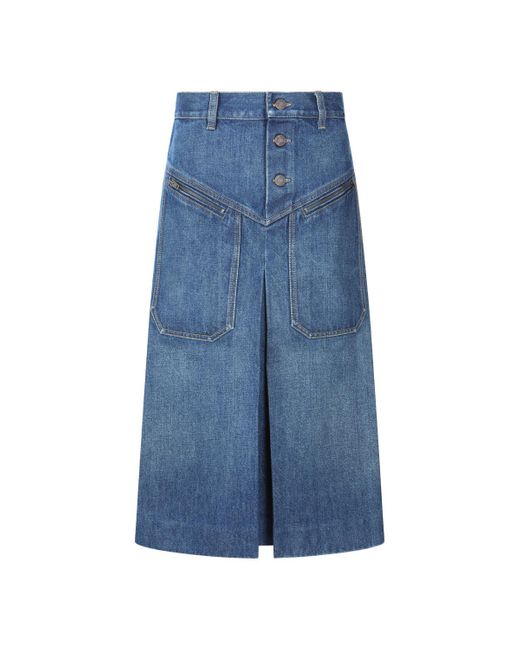Skirts Hazy-Donna di Chloé in Blue