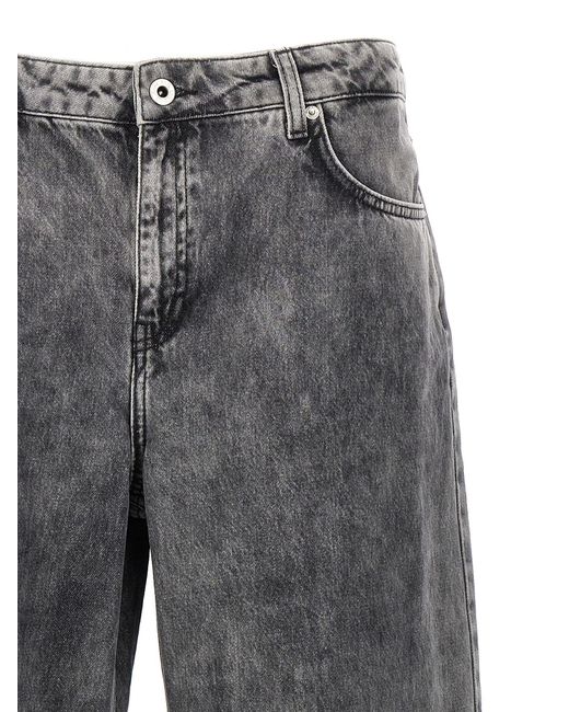 Relaxed Jeans Grigio di Karl Lagerfeld in Gray