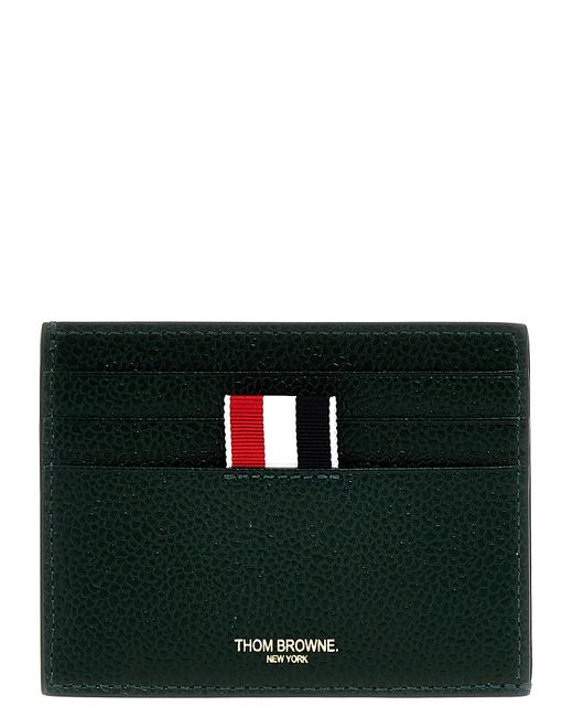 4 Bar Portafogli Verde di Thom Browne in Black da Uomo