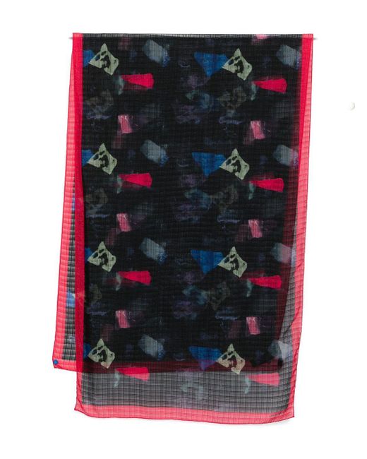 Emporio Armani Black Scarfs