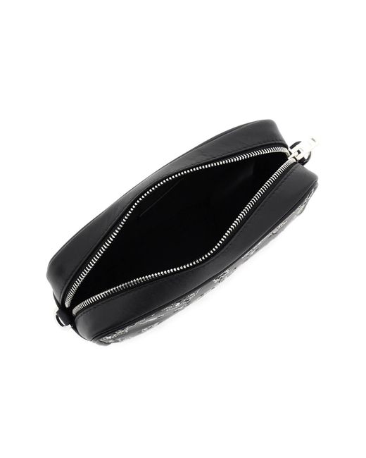 Amiri Black Bandana Camera Bag For for men