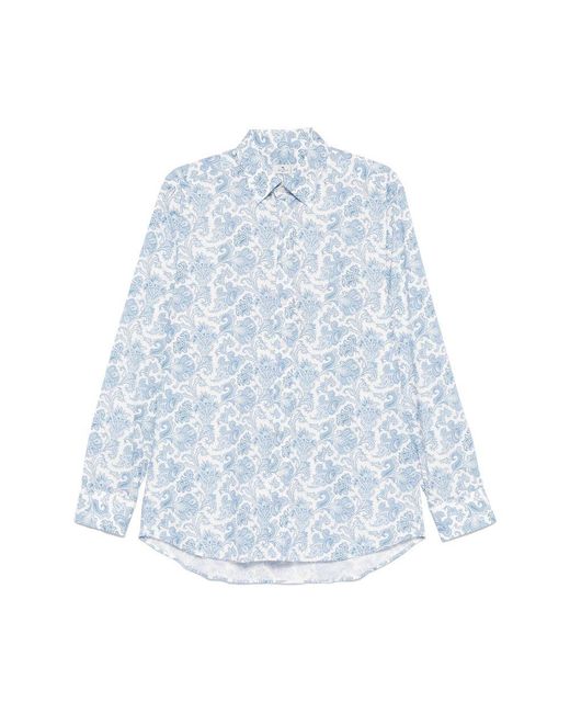 Camicie Cotone-Uomo di Etro in Blue da Uomo