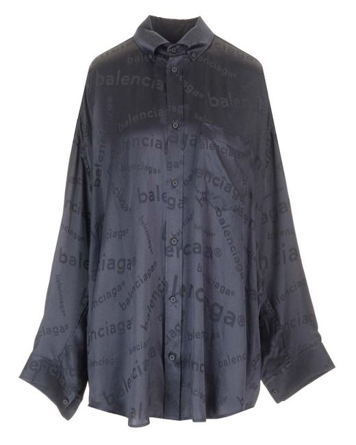 Balenciaga Blue Cocoon Shirt Shirts