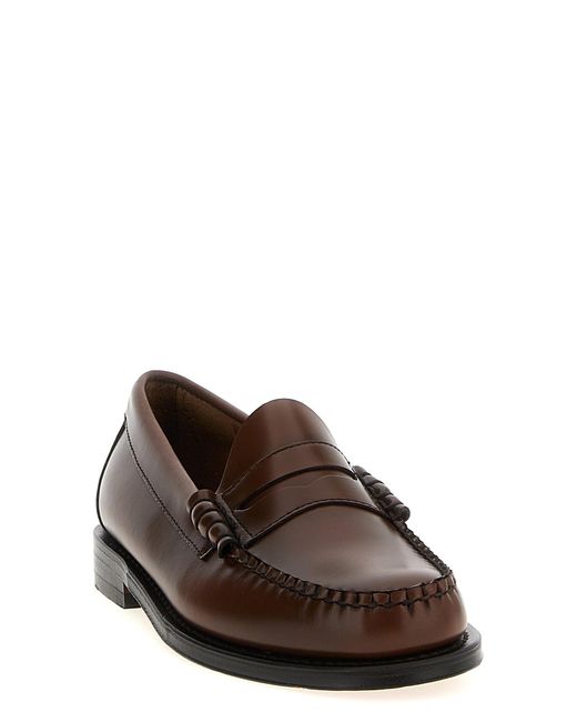 G.H.BASS Brown 'Weejuns Larson' Loafers for men