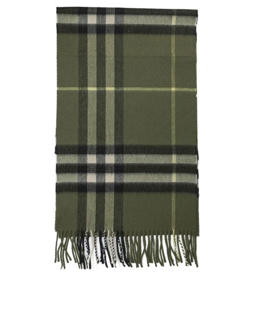 Check Scarves Verde-Uomo di Burberry in Green da Uomo