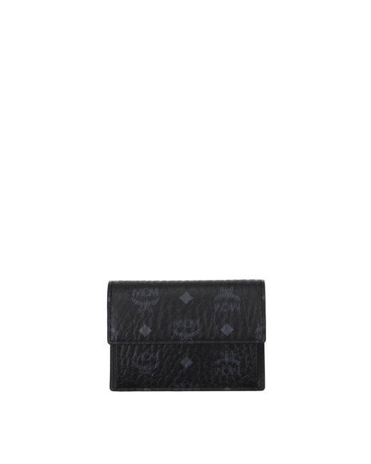 MCM Black Coin Purses Leather for men