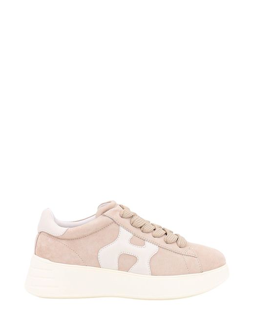 Hogan Pink Lace-up Sneakers