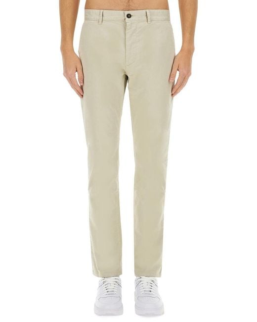 Slim Fit Pants-Uomo di Boss in Natural da Uomo