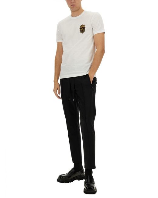 T-Shirts di Dolce & Gabbana in White da Uomo