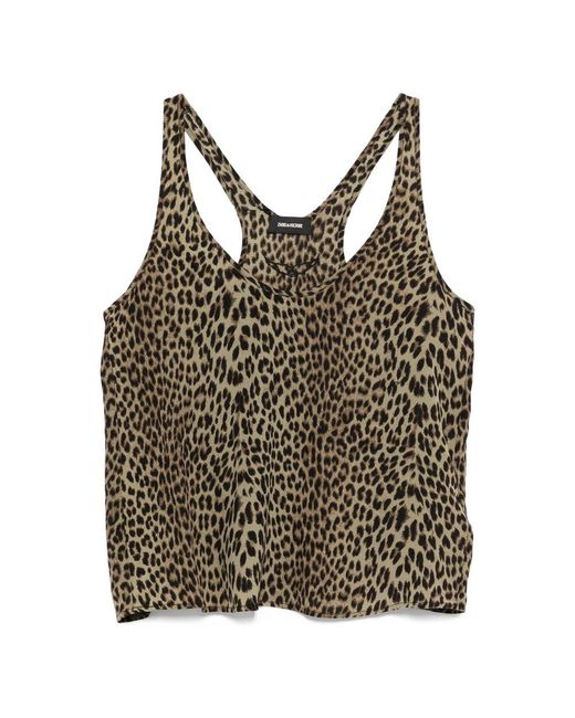 Top Seta-Donna di Zadig & Voltaire in Brown