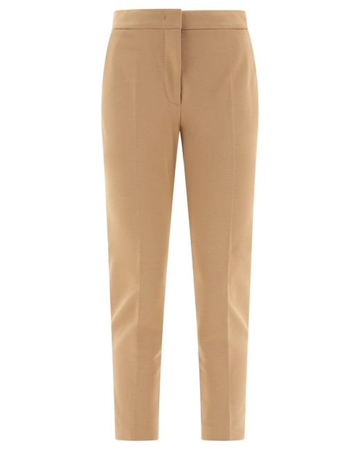 Max Mara Natural Viscose Jersey Trousers