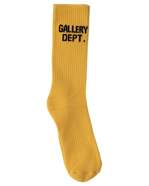 GALLERY DEPT. Metallic "Crew" Socks for men