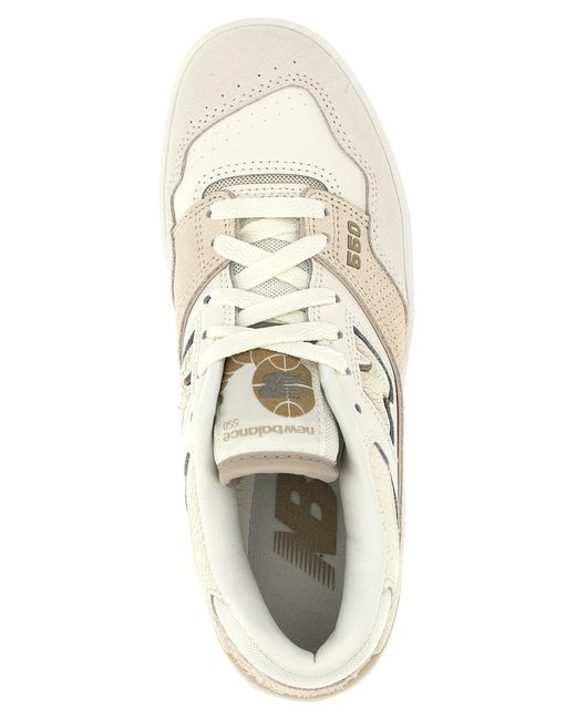 550 Sneakers Beige di New Balance in White